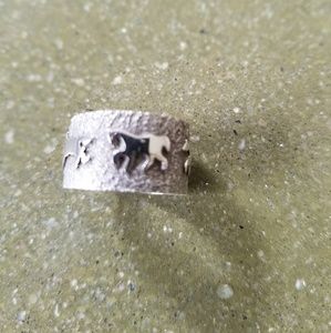 Ben Nighthorse Campbell Sterling Horse Band Ring